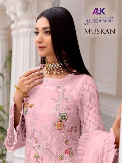 Muskan Vol 1 By Al Khushbu Designer Partywear Pakistani Salwar Kameez Collection